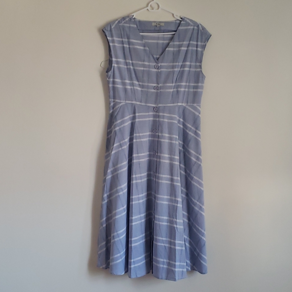 Vintage Inspired House Dress WITH POCKETS